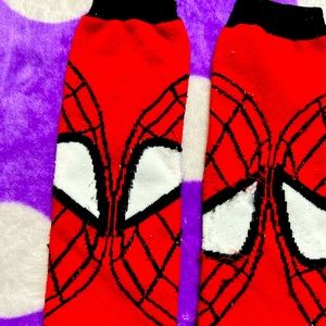 Baby/toddler spiderman leg warmers
